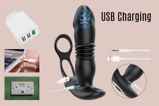 App Controlled Cock Ring and Extendable Butt Plug