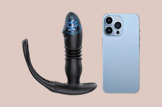 App Controlled Cock Ring and Extendable Butt Plug