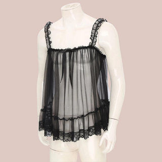 Sheer Babydoll Style Top