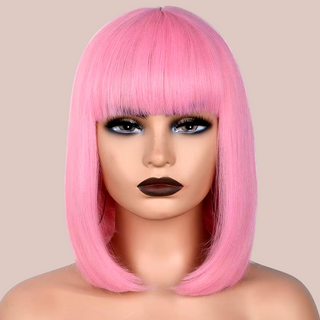 HOC3412  Sharp Bob Wig With Fringe