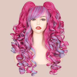 HOCA Modern Curled Wig With With Detachable Pony Tails