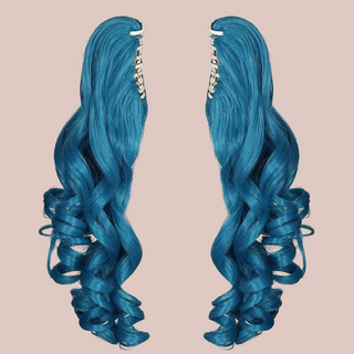 HOCA Modern Curled Wig With With Detachable Pony Tails