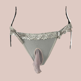 Nylon Panties With Penis Sheath