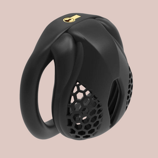 The Beehive Nub in black shown fully assembled with integral micro lock.