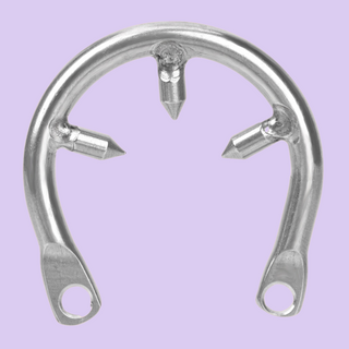 The removable barbed ring shown on its own.